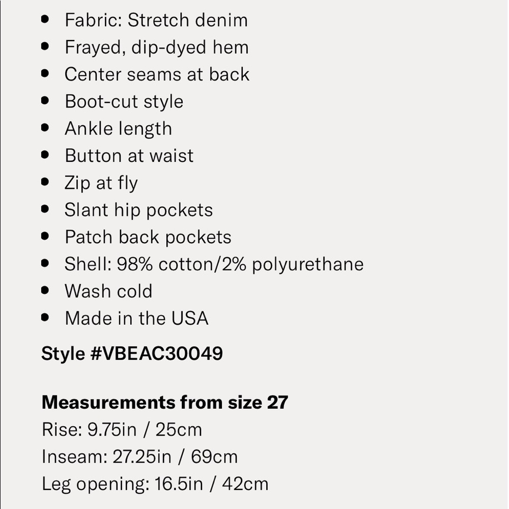 NEW • Veronica Beard • Jackie Cropped Jeans Sky - Picture 5 of 8